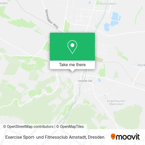 Карта Exercise Sport- und Fitnessclub Arnstadt