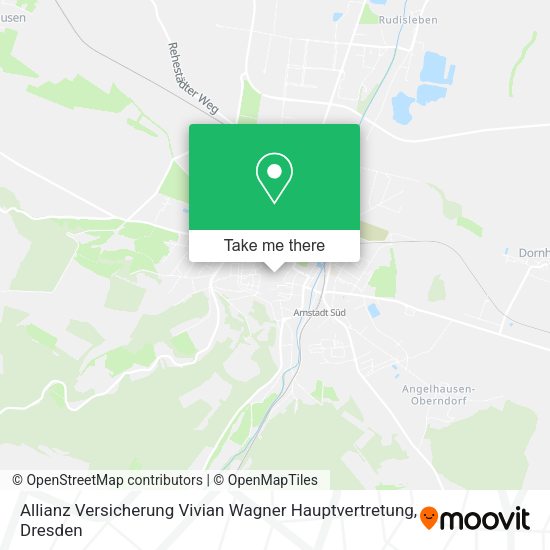 Карта Allianz Versicherung Vivian Wagner Hauptvertretung