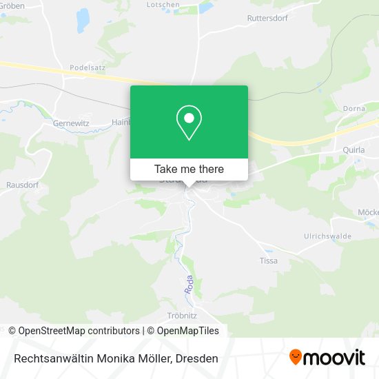 Карта Rechtsanwältin Monika Möller