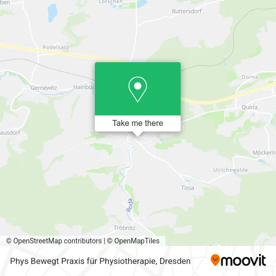 Карта Phys Bewegt Praxis für Physiotherapie