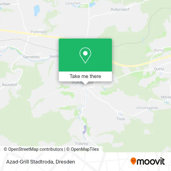 Карта Azad-Grill Stadtroda