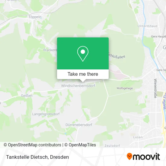 Карта Tankstelle Dietsch