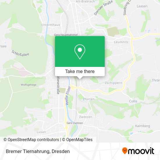 Карта Bremer Tiernahrung