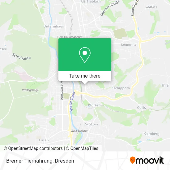 Карта Bremer Tiernahrung