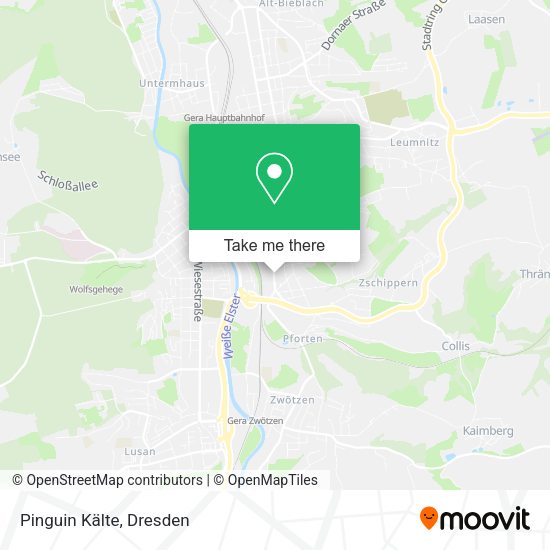 Карта Pinguin Kälte