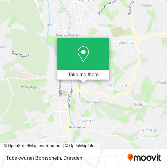 Карта Tabakwaren Bornschein