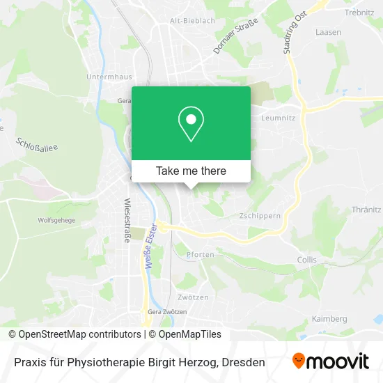 Карта Praxis für Physiotherapie Birgit Herzog