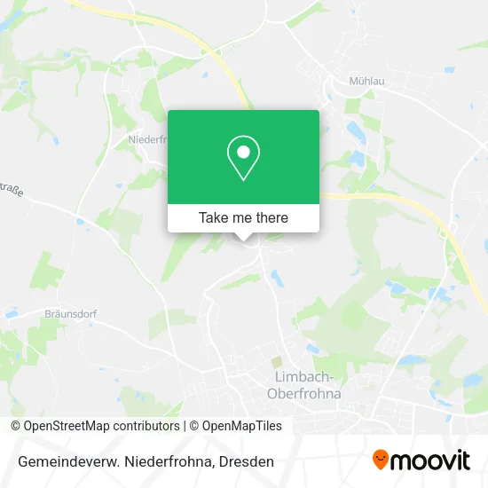 Карта Gemeindeverw. Niederfrohna