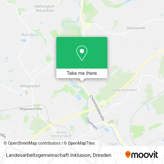 Карта Landesarbeitsgemeinschaft Inklusion