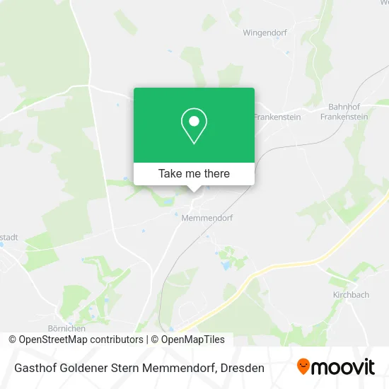 Карта Gasthof Goldener Stern Memmendorf