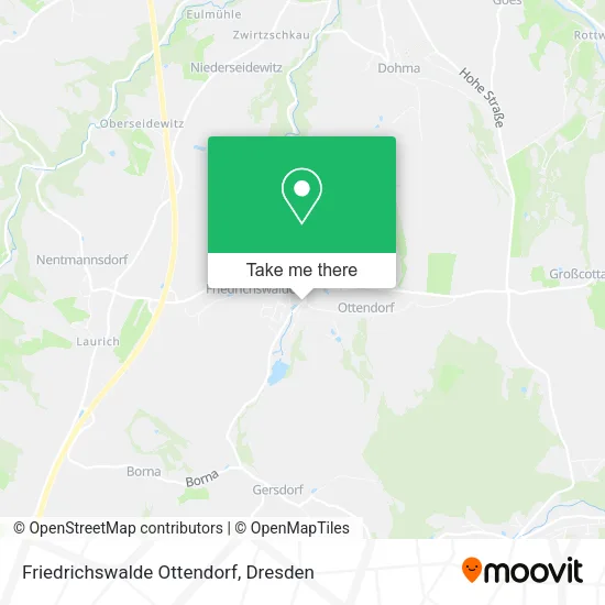 Карта Friedrichswalde Ottendorf