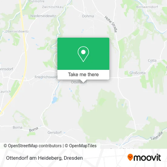 Карта Ottendorf am Heideberg