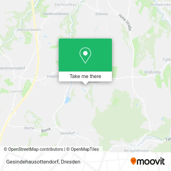 Карта Gesindehausottendorf