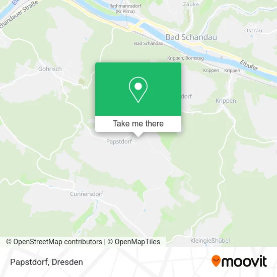 Карта Papstdorf