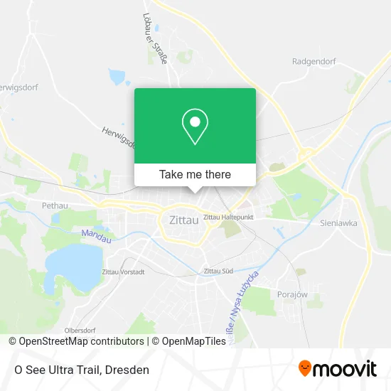 Карта O See Ultra Trail