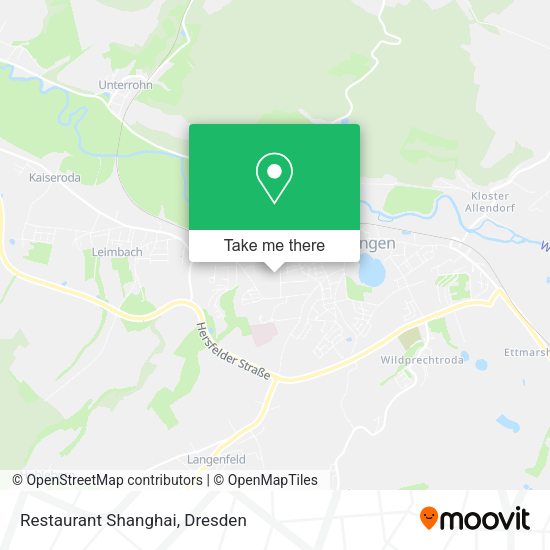 Карта Restaurant Shanghai