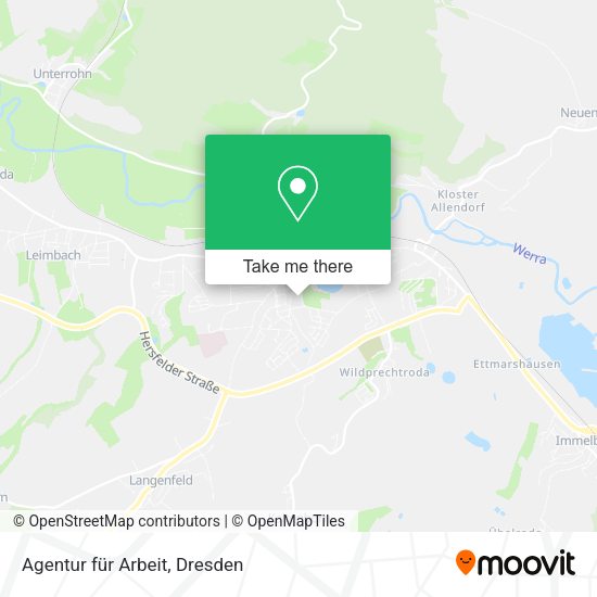 Карта Agentur für Arbeit