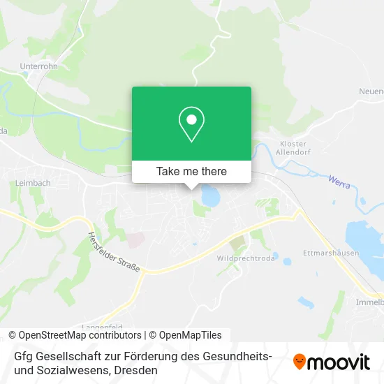 Карта Gfg Gesellschaft zur Förderung des Gesundheits- und Sozialwesens