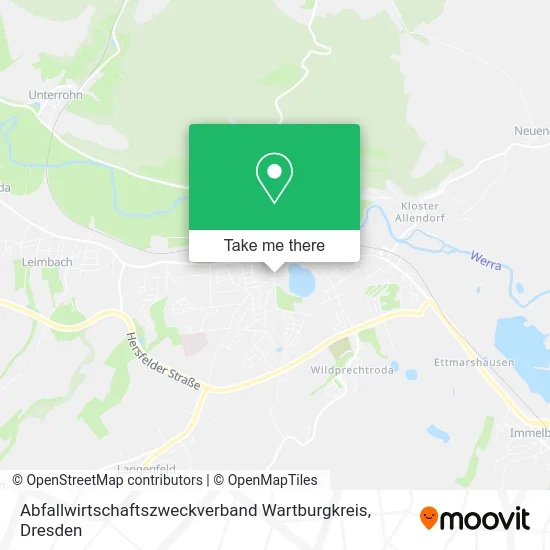 Карта Abfallwirtschaftszweckverband Wartburgkreis