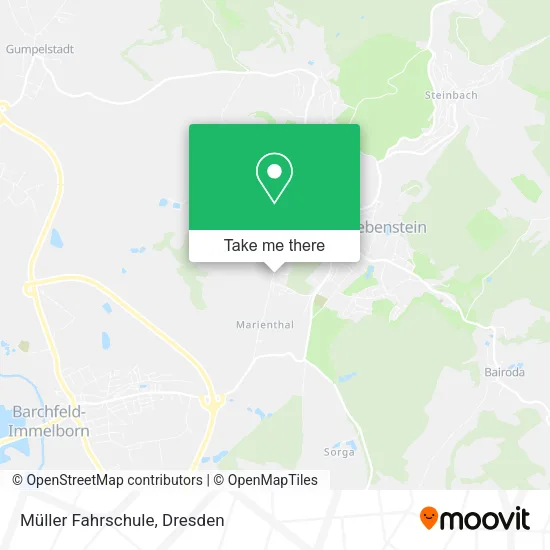 Карта Müller Fahrschule