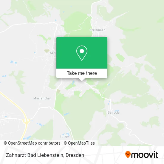 Карта Zahnarzt Bad Liebenstein