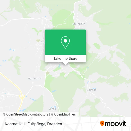 Карта Kosmetik U. Fußpflege