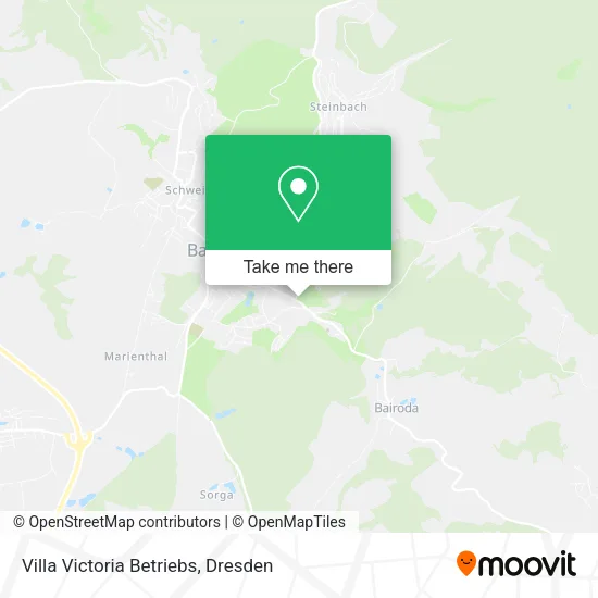 Карта Villa Victoria Betriebs