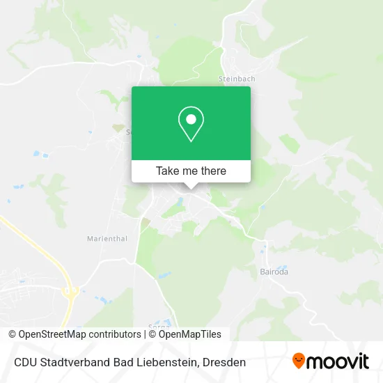 Карта CDU Stadtverband Bad Liebenstein