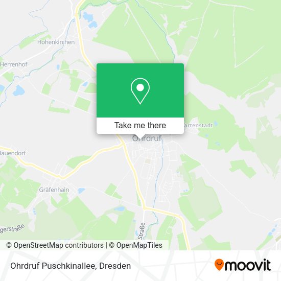Карта Ohrdruf Puschkinallee