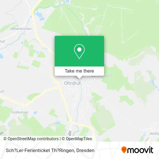 Карта Sch?Ler-Ferienticket Th?Ringen