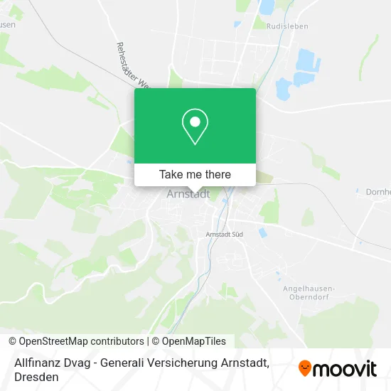 Allfinanz Dvag - Generali Versicherung Arnstadt map