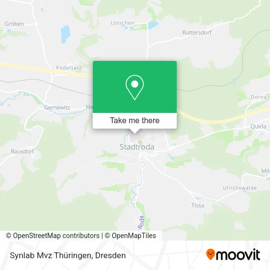Карта Synlab Mvz Thüringen