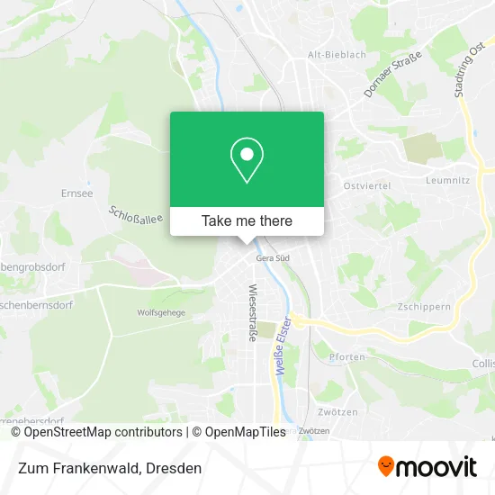 Карта Zum Frankenwald