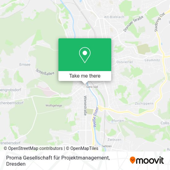 Карта Proma Gesellschaft für Projektmanagement