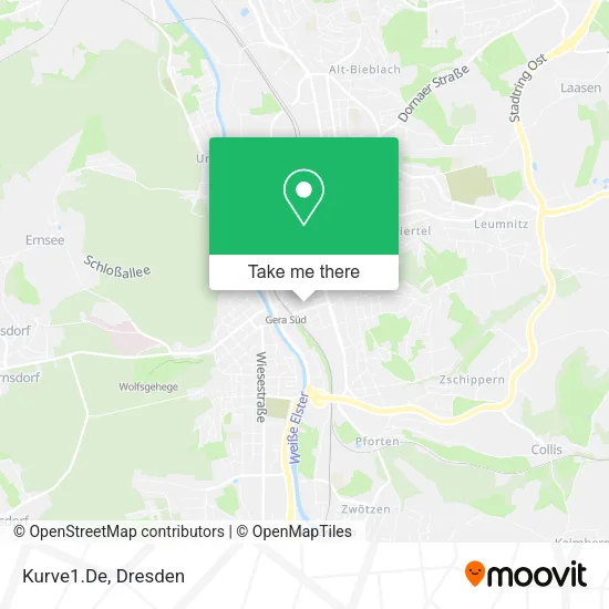 Карта Kurve1.De