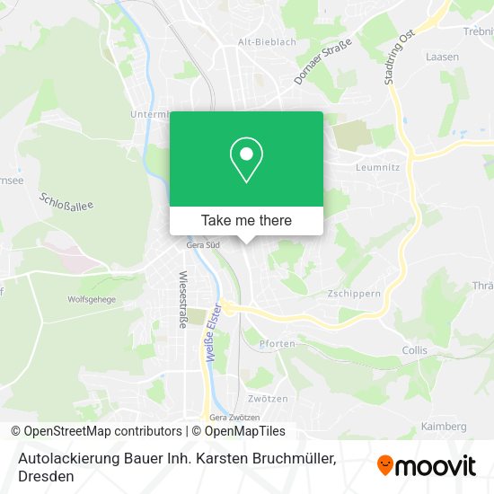 Карта Autolackierung Bauer Inh. Karsten Bruchmüller
