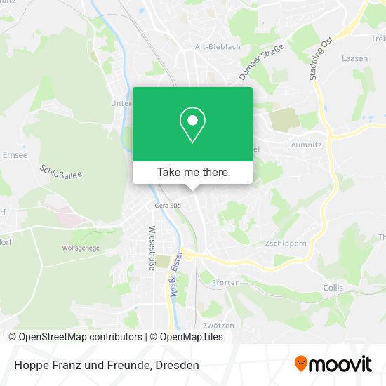 Карта Hoppe Franz und Freunde
