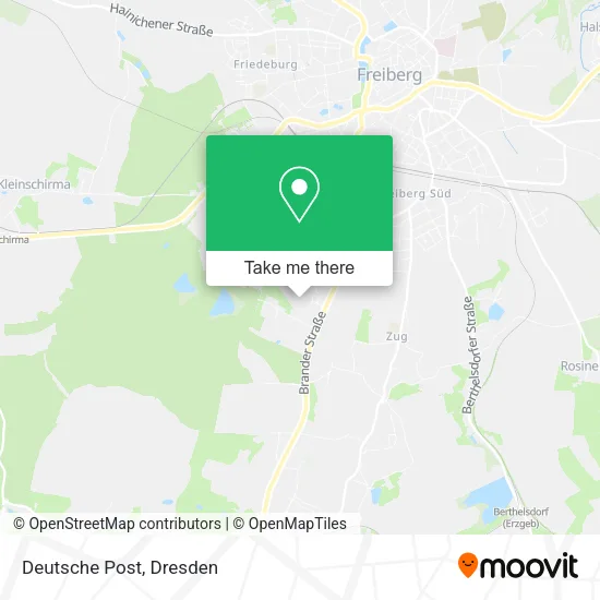 Карта Deutsche Post