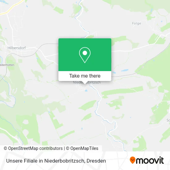 Карта Unsere Filiale in Niederbobritzsch