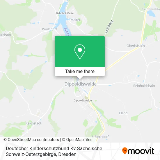 Deutscher Kinderschutzbund Kv Sächsische Schweiz-Osterzgebirge map