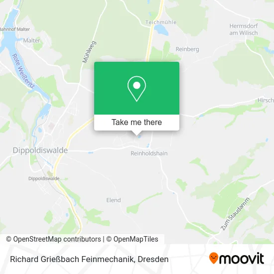 Карта Richard Grießbach Feinmechanik