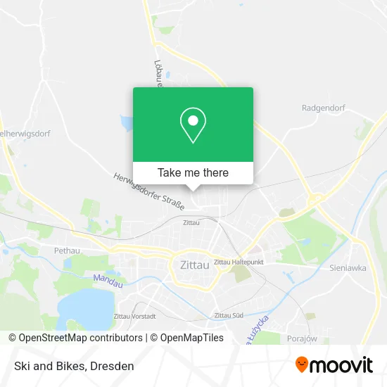 Карта Ski and Bikes