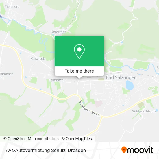 Карта Avs-Autovermietung Schulz