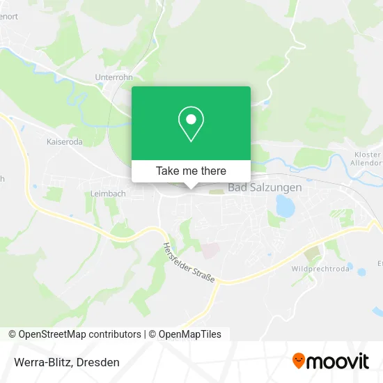 Карта Werra-Blitz