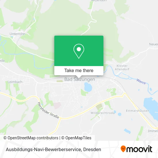 Карта Ausbildungs-Navi-Bewerberservice