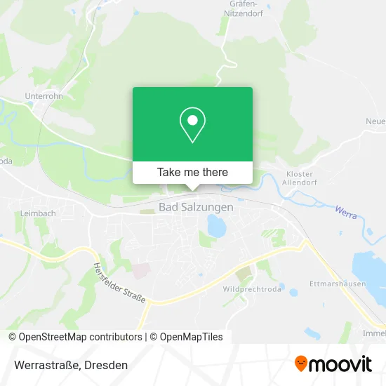 Карта Werrastraße