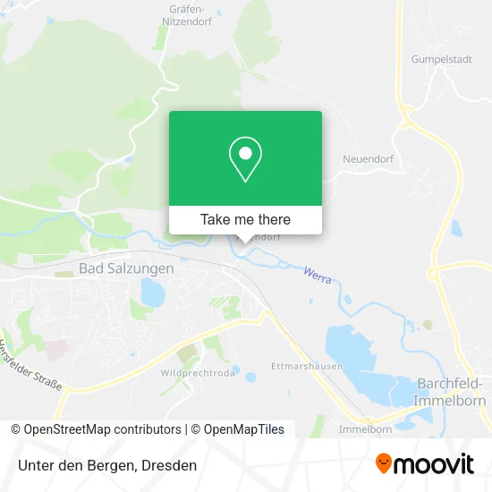 Карта Unter den Bergen