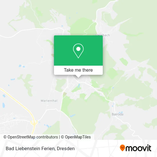 Карта Bad Liebenstein Ferien