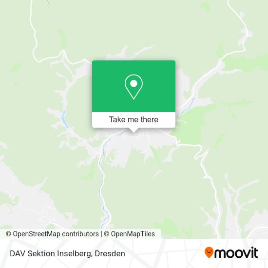 Карта DAV Sektion Inselberg