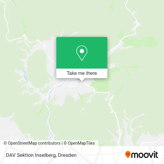 Карта DAV Sektion Inselberg